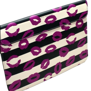 NWOT Marc Jacobs Striped lips Laptop sleeve